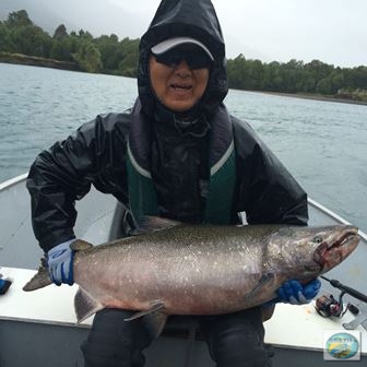 Fotos da pesca esportiva em Chaiten no Chile